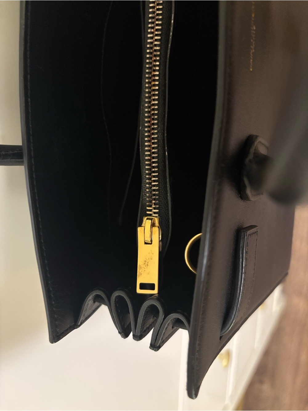 Saint Laurent Baby Sac De Jour (Black Smooth Leather) - Picture 11 of 16